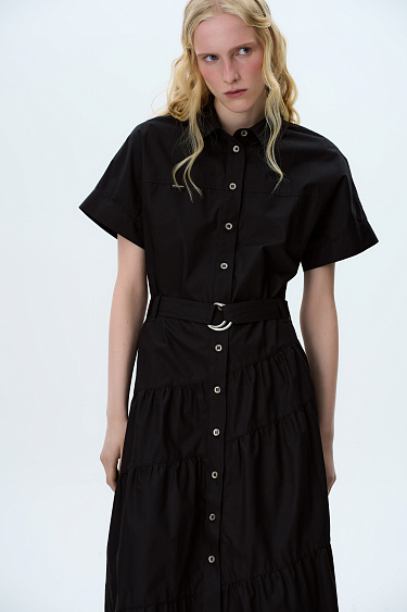 Платье-рубашка из 100% хлопка