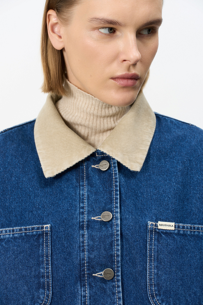 Джинсовая куртка из 100% хлопка 