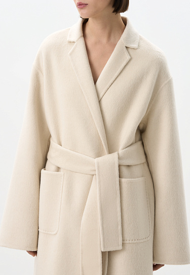Пальто из кашемира и шерсти