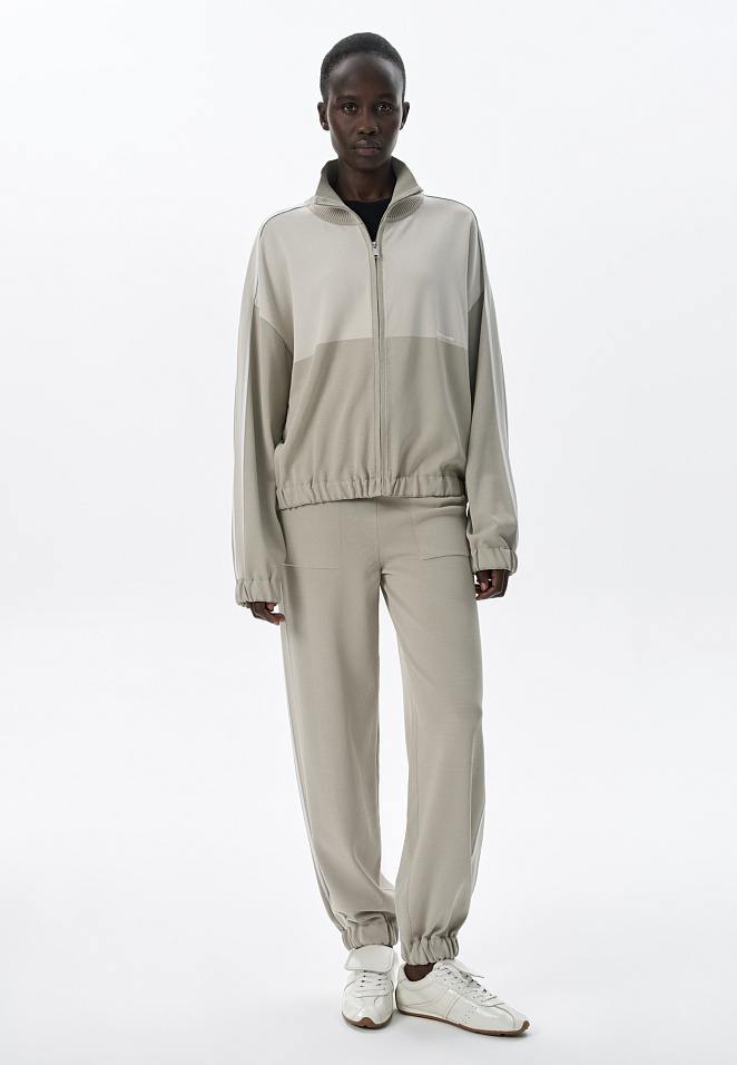 Брюки-джоггеры из вискозы