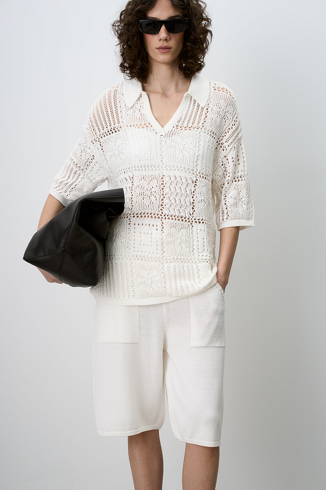 Трикотажные шорты из 100% хлопка