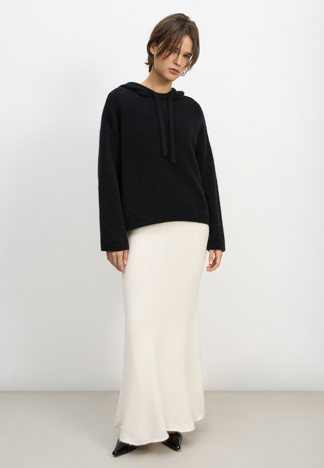 Худи из пуха лисы