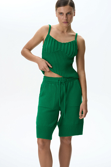 Трикотажные шорты из 100% хлопка