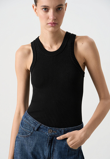 Трикотажный топ из хлопка