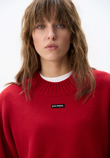 Объемный джемпер с добавлением кашемира