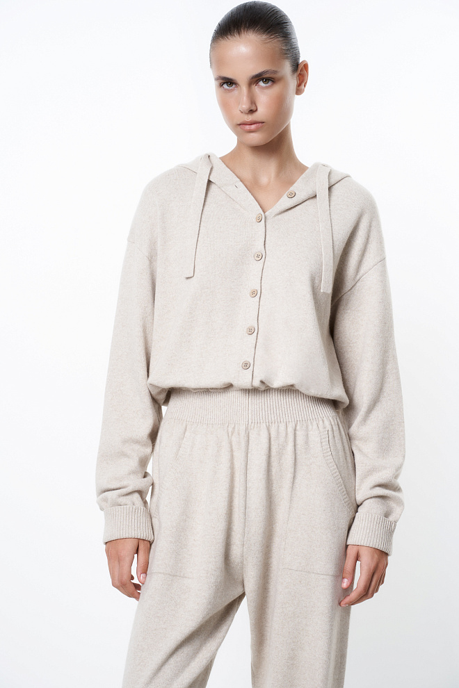 Трикотажный комбинезон из кашемира и шерсти
