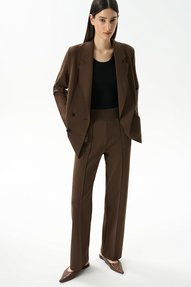 Прямые брюки из вискозы