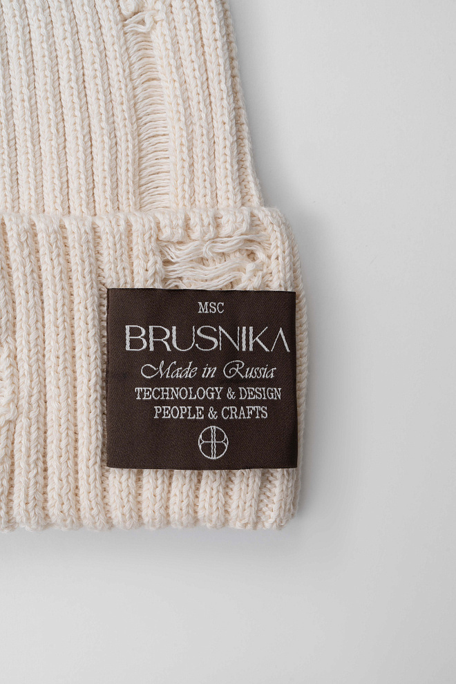 Трикотажная шапка из 100% хлопка