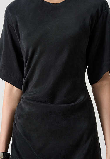 Платье из купры длины миди