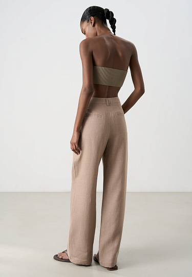 Брюки из 100% льна