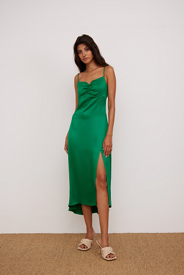 Атласный сарафан из 100% вискозы 