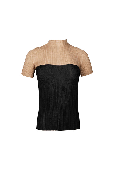 Футболка с прозрачным верхом