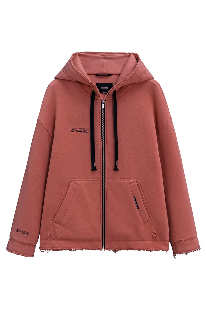 Худи из футера с капюшоном