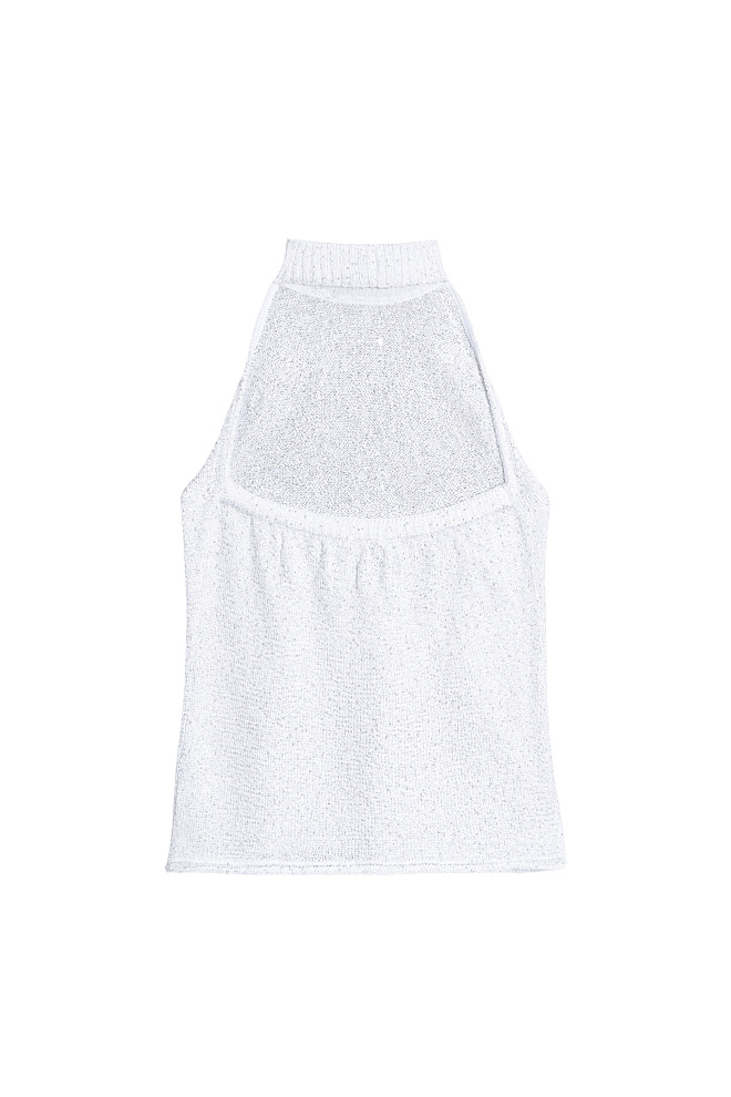 Трикотажный топ с американской проймой