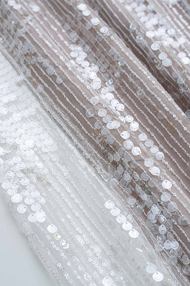 Платье макси с пайетками