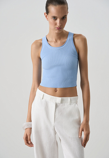 Брюки из 100% льна