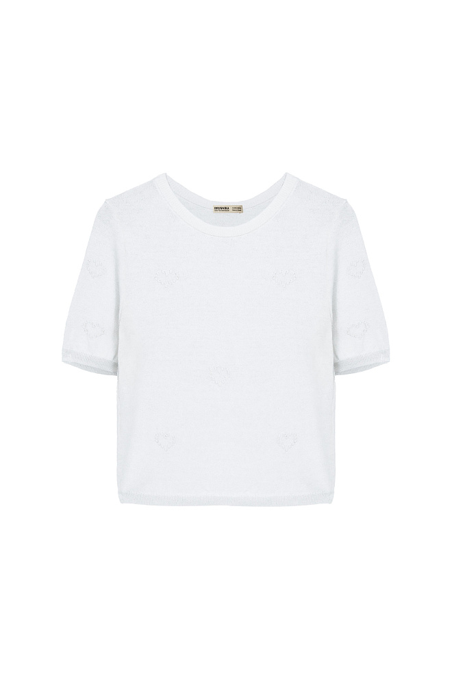 Футболка с сердечками