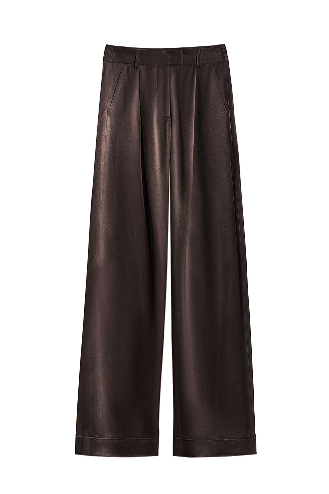 Атласные брюки 