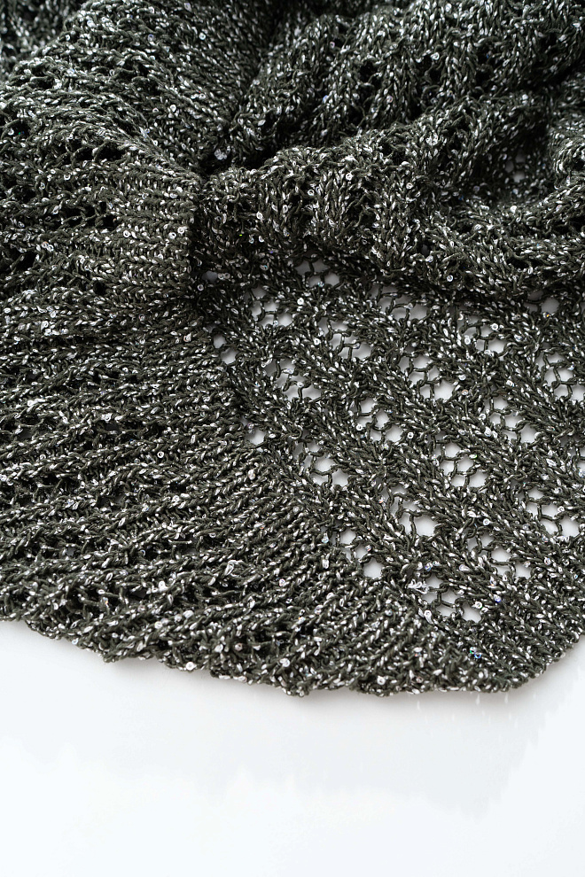 Ажурная юбка миди из хлопка