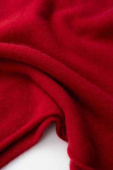 Трикотажный жилет из пуха лисы