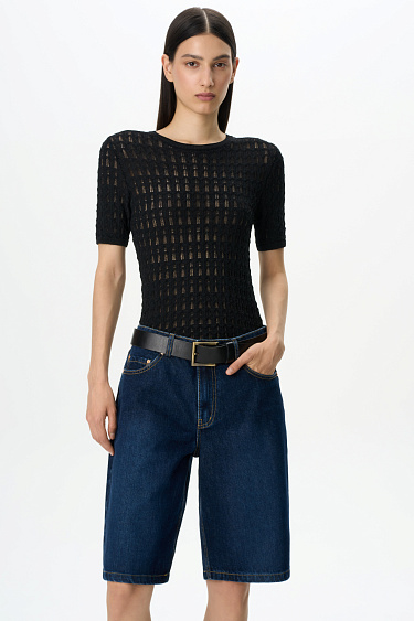 Трикотажная футболка из вискозы