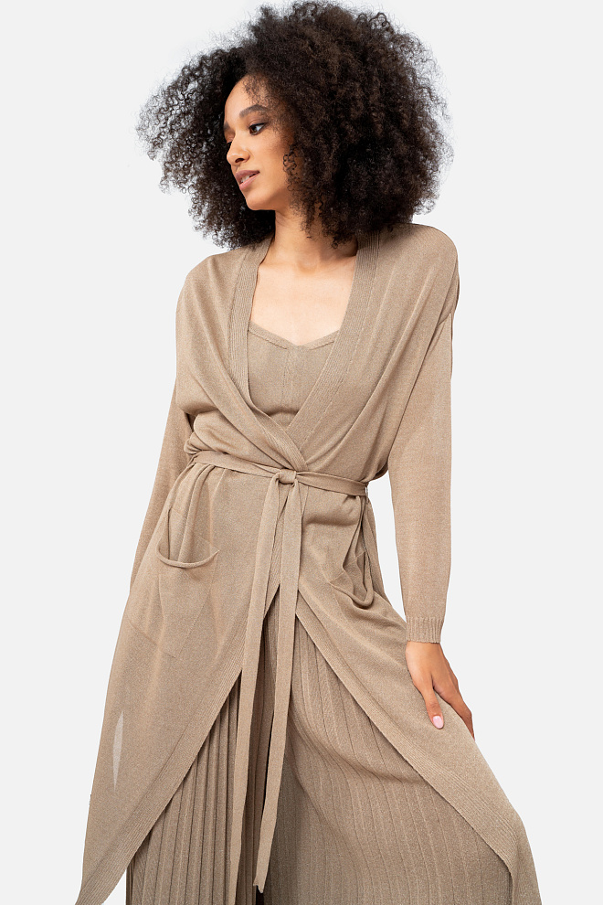 Длинный кардиган из вискозы