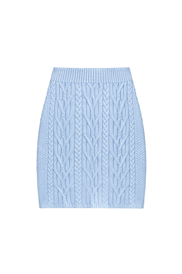 Юбка мини с косами