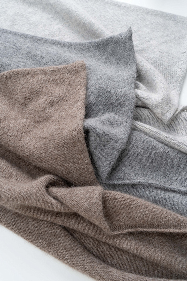 Косынка из пуха лисы