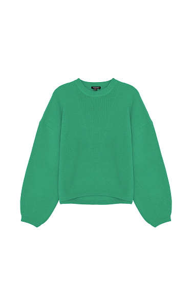 Объемный хлопковый джемпер