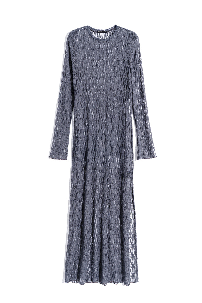 Кружевное платье макси