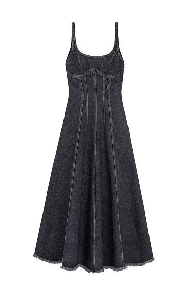 Джинсовое платье из 100% хлопка