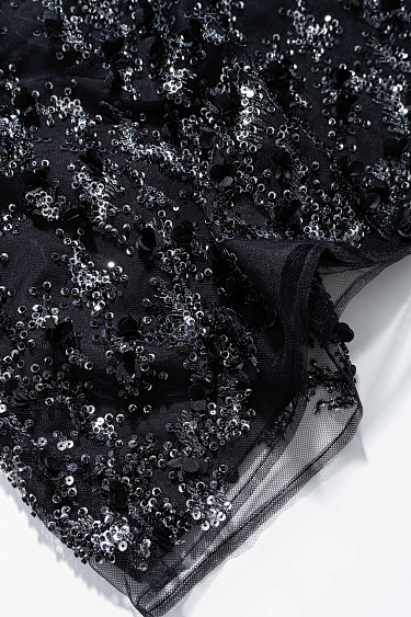 Юбка мини с цветочным орнаментом