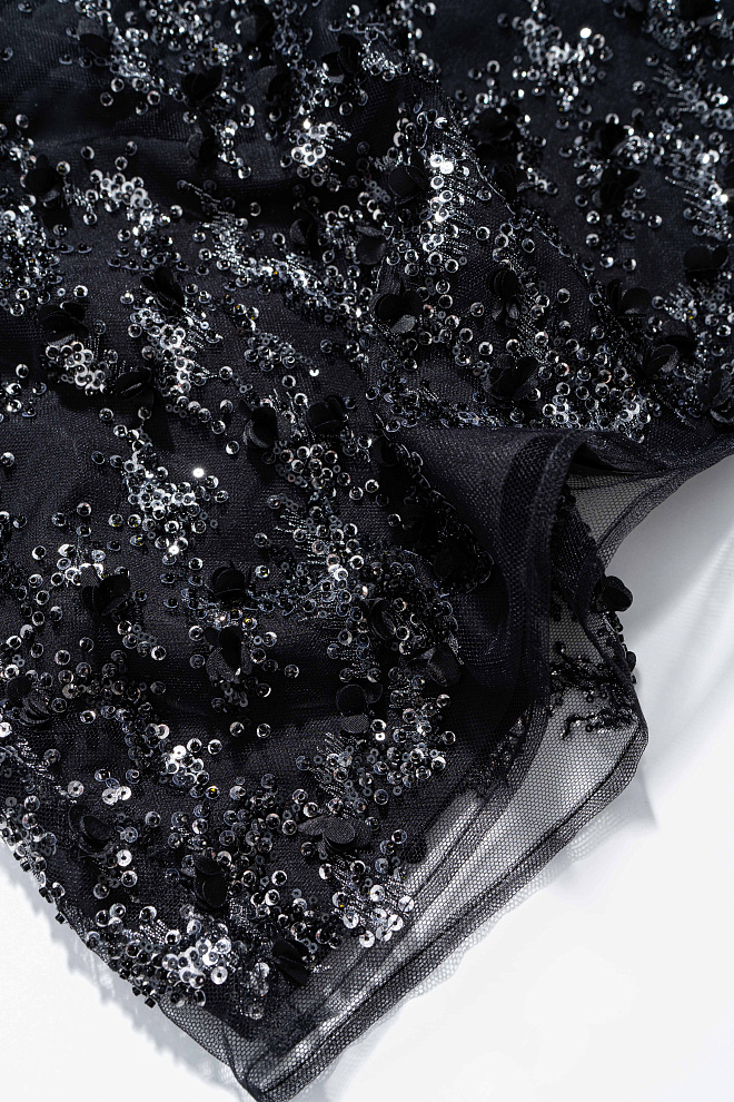 Юбка мини с цветочным орнаментом