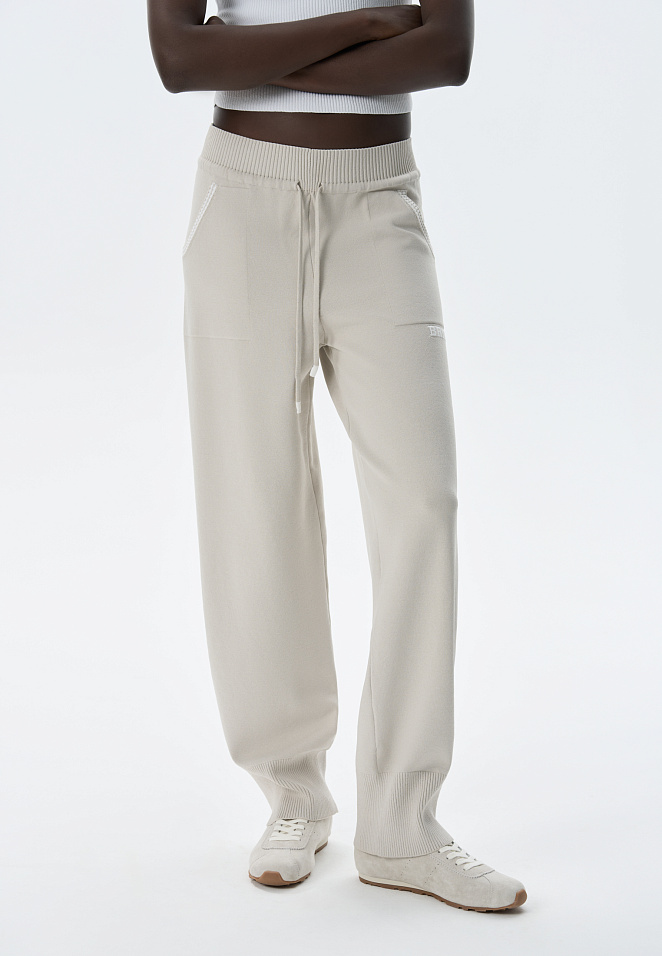 Брюки-джоггеры из вискозы