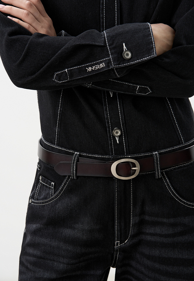 Классические джинсы из 100% хлопка