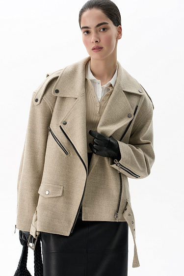 Жакет-косуха из шерсти