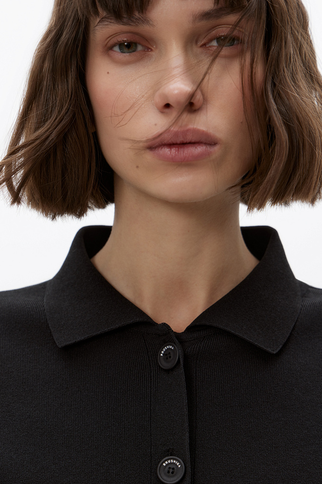 Укороченный жакет из вискозы