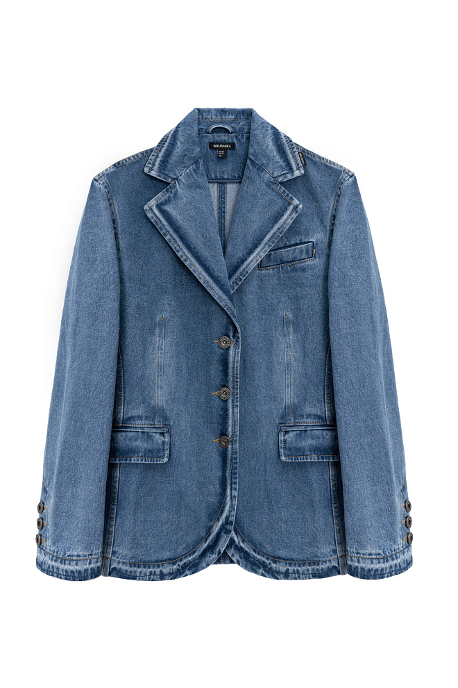 Джинсовый жакет из 100% хлопка