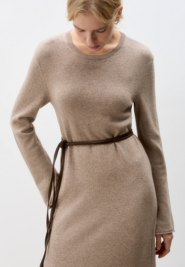 Трикотажное платье макси