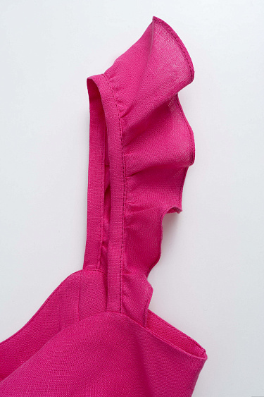 Сарафан с воланами на юбке