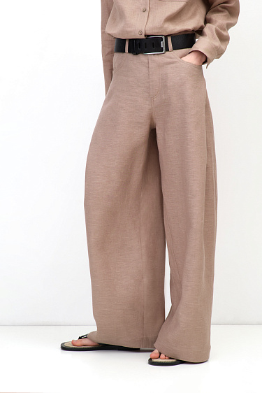 Брюки из 100% льна