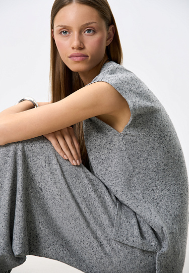 Брюки палаццо из шерсти