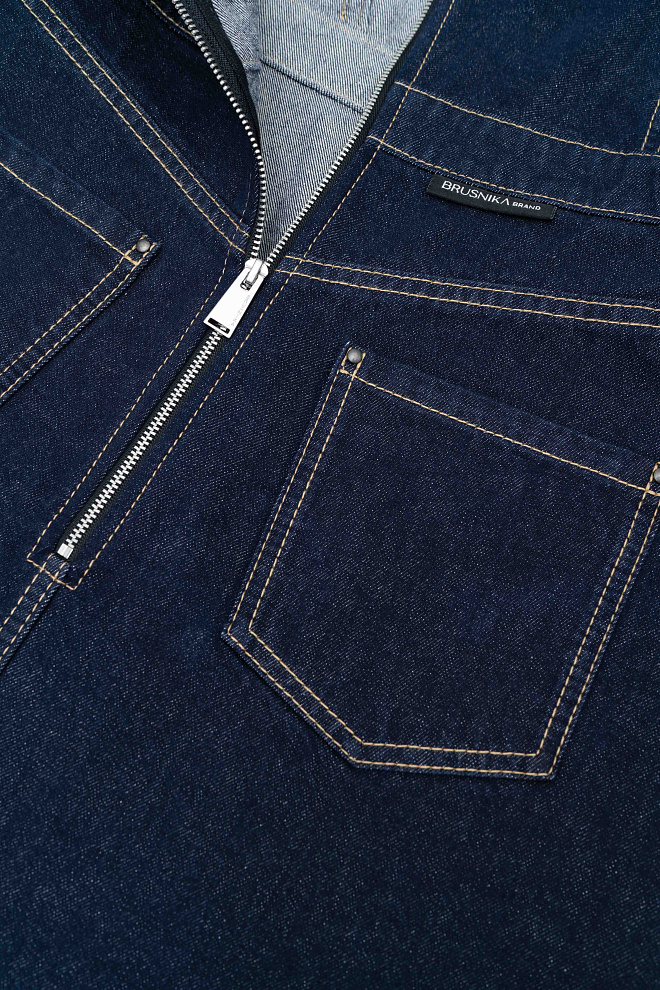 Джинсовый сарафан из 100% хлопка