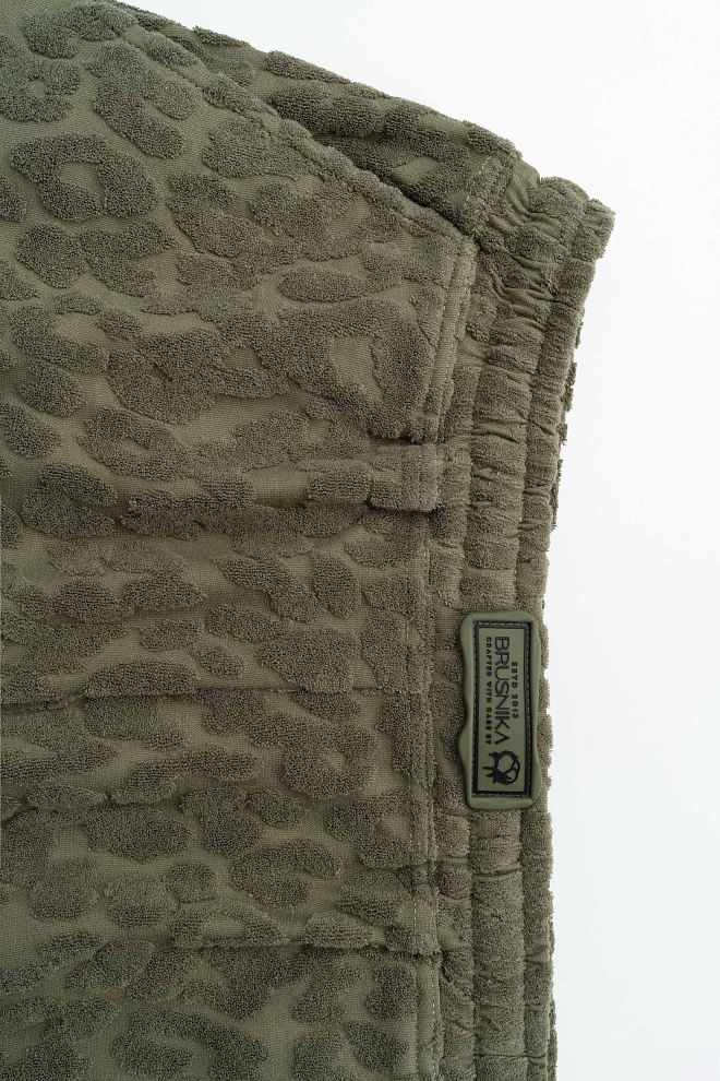 Шорты из махрового трикотажа