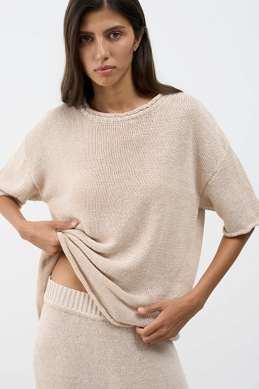 Футболка из 100% льна