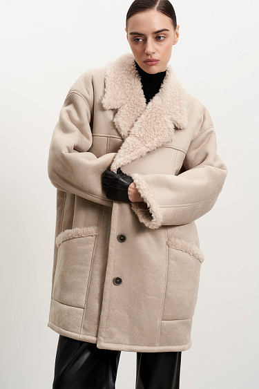 Классическое пальто из шерсти