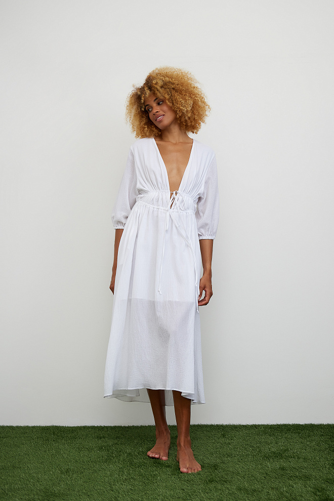 Платье из 100% хлопка