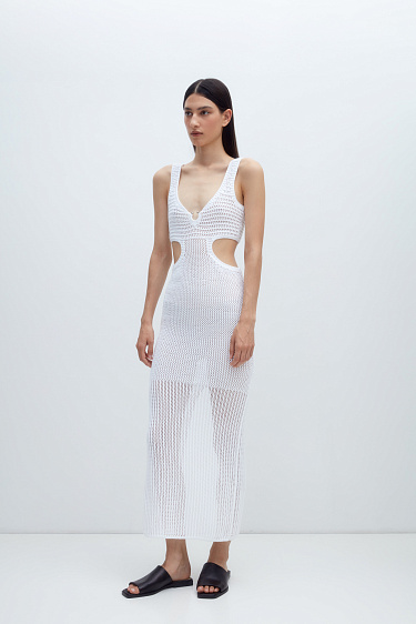 Ажурный сарафан из 100% хлопка с перемычкой