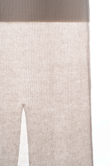 Юбка с комбинированной вязкой