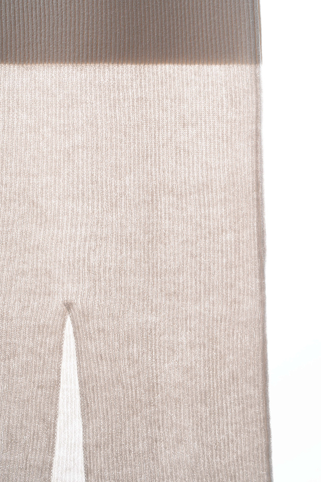 Юбка с комбинированной вязкой